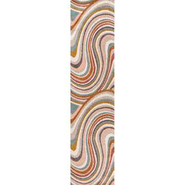 Flow Abstract Swirl Area Rug